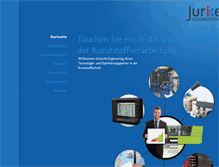 Tablet Screenshot of jurke-engineering.de